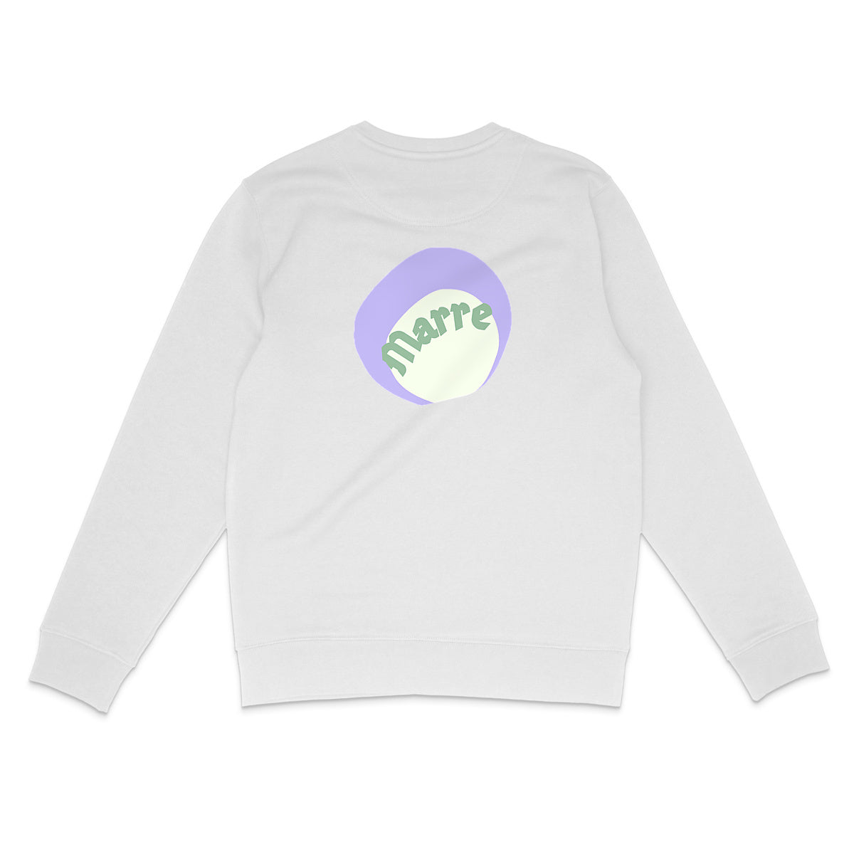 MARRE ? CAPSULE CHANTILLY (au dos)? Sweat écologique léger 5 coloris