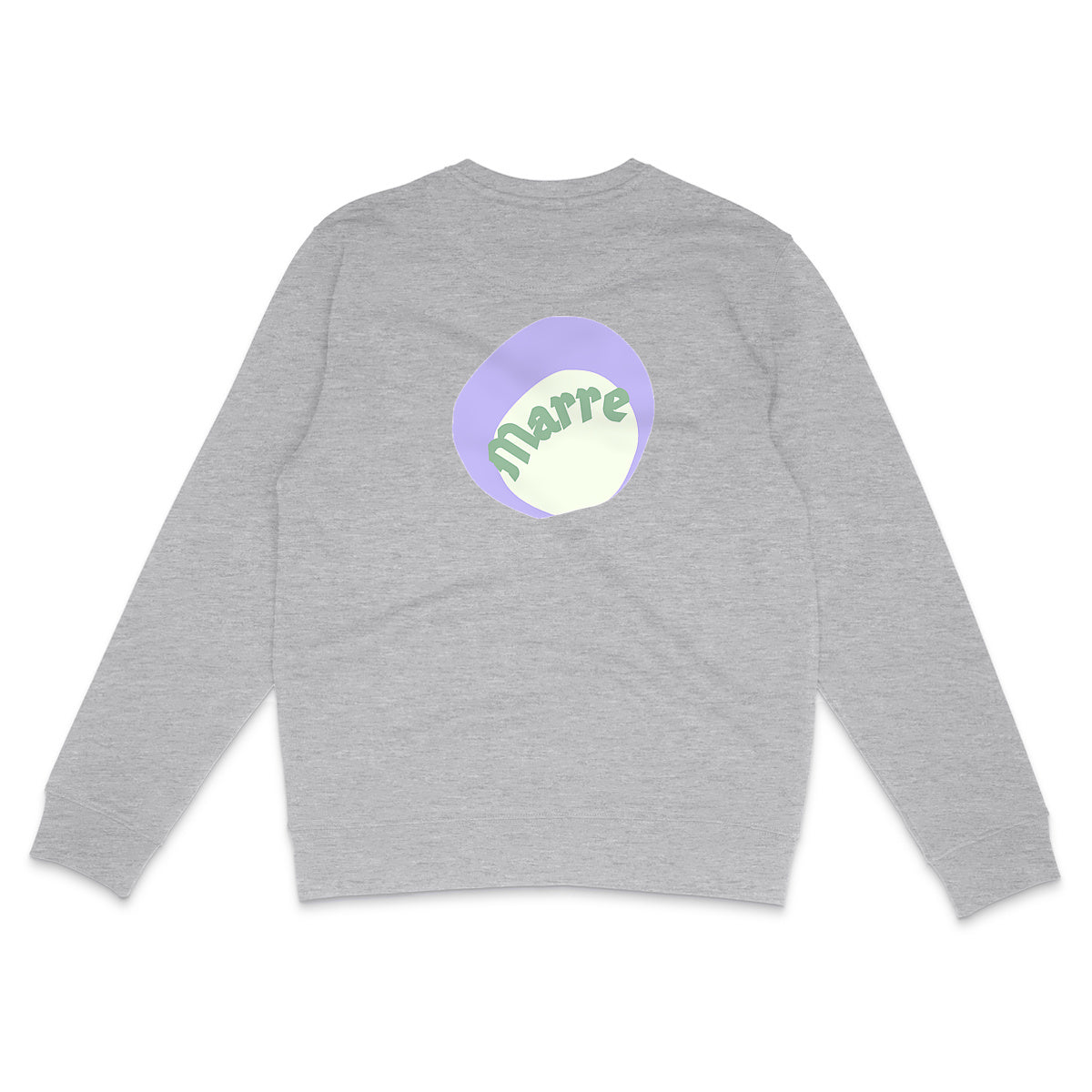 MARRE ? CAPSULE CHANTILLY (au dos)? Sweat écologique léger 5 coloris