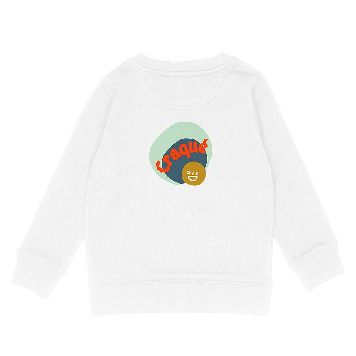 CRAQUE ? CAPSULE VERT CAMEL (au dos) ? Sweat léger Enfant & Ado 4 coloris