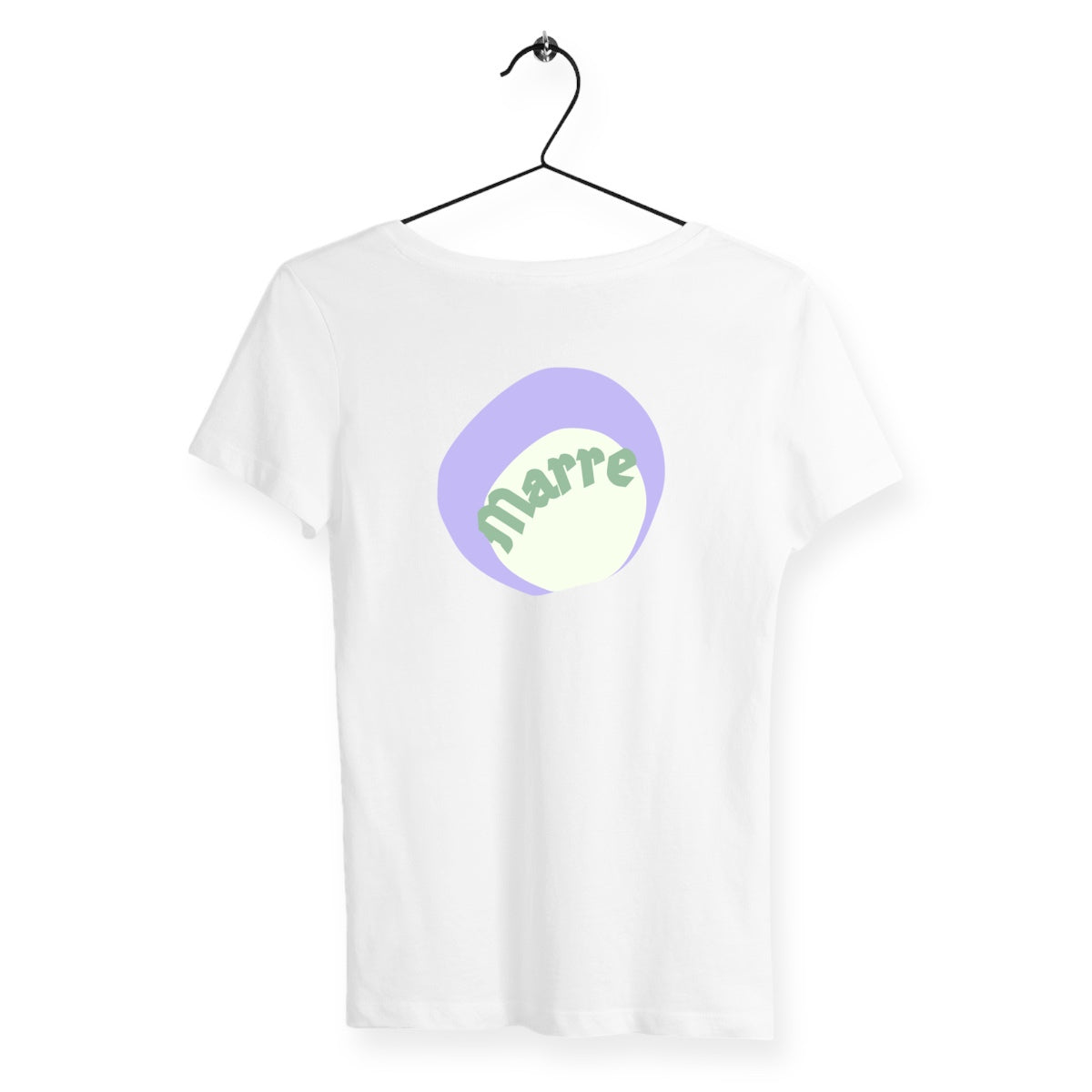 MARRE ? CAPSULE CHANTILLY (au dos)? T-shirt 100% coton biologique