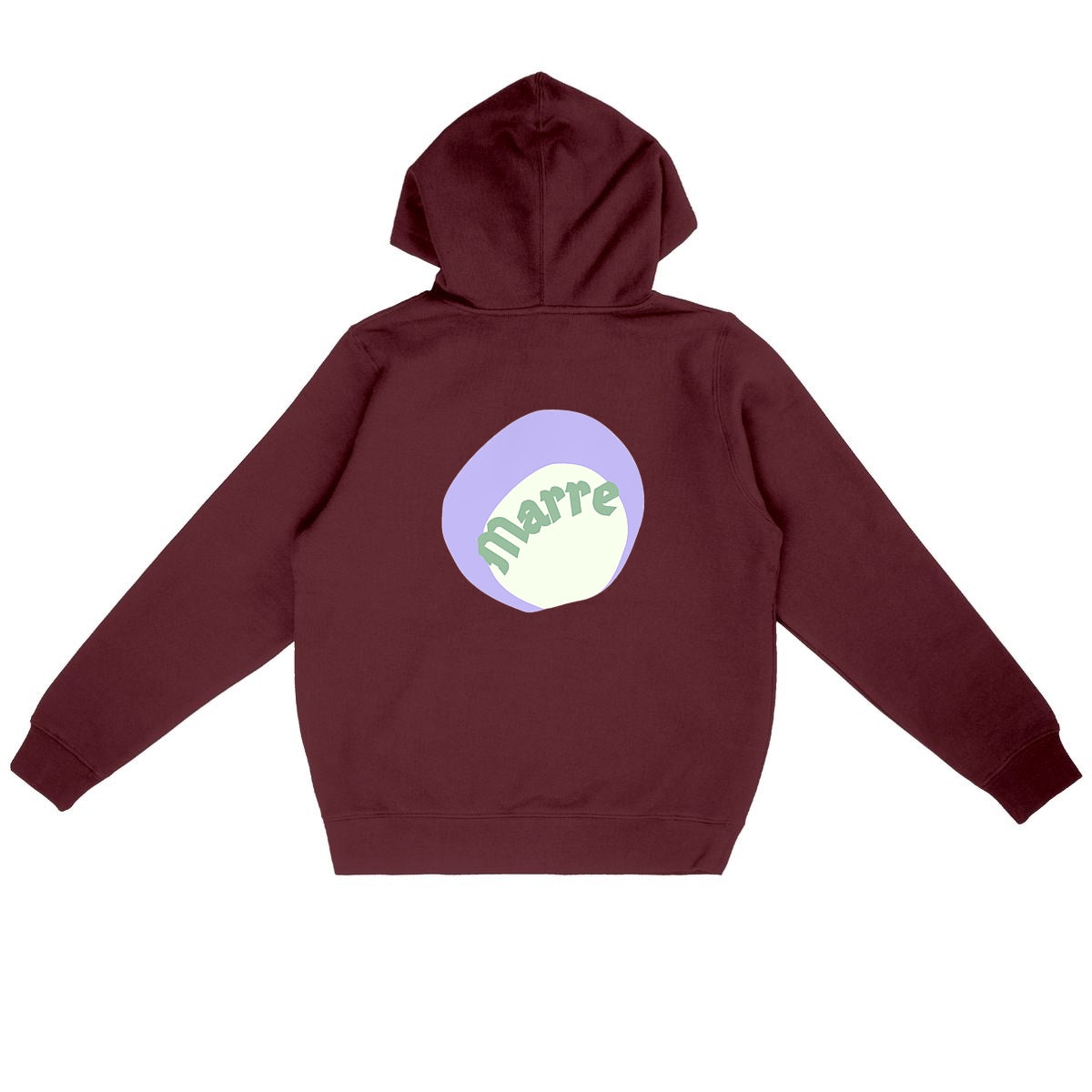 MARRE ? CAPSULE CHANTILLY (au dos)?Sweat à capuche léger écologique 5 coloris