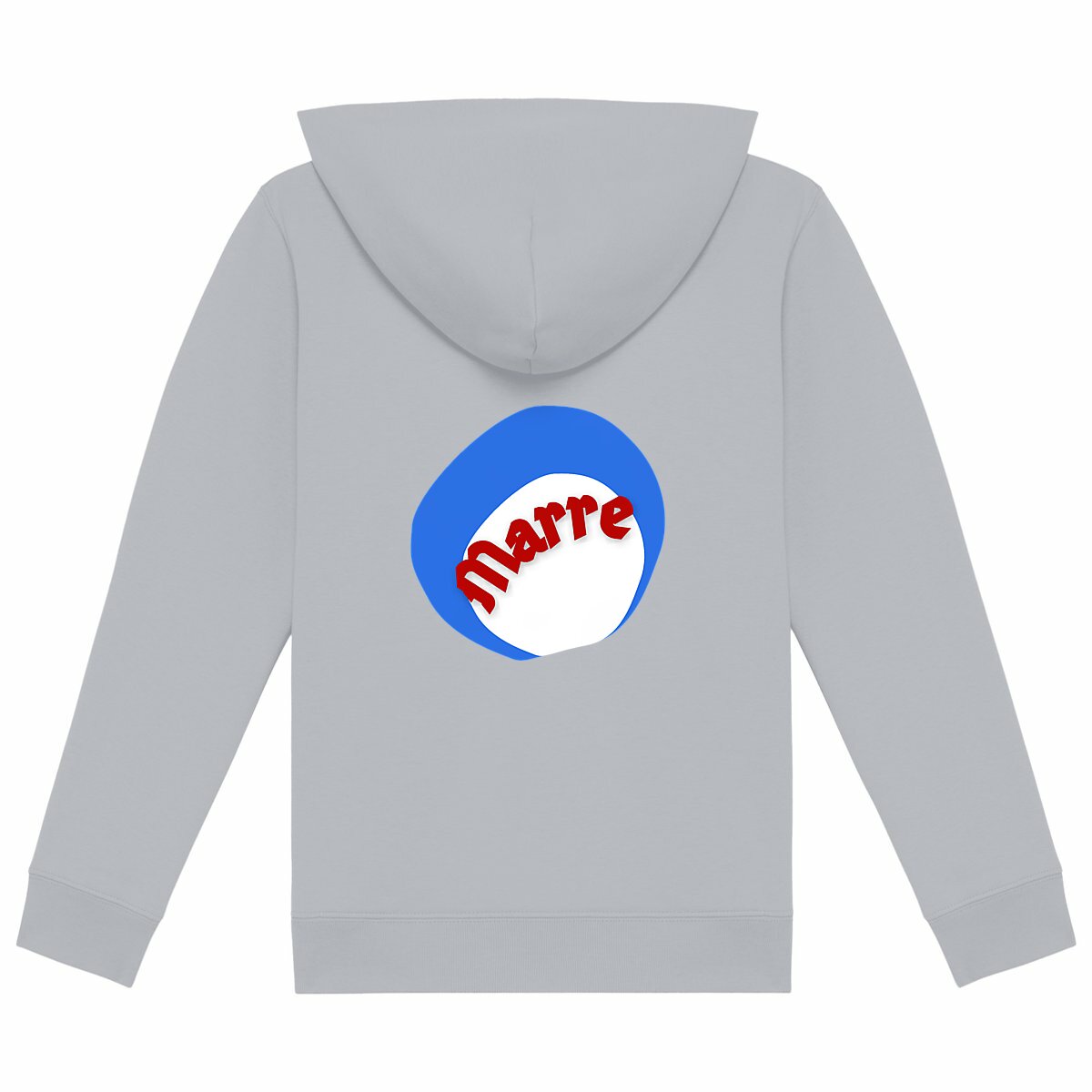 MARRE ?? CAPSULE COCARDE (au dos ?? Sweat capuche léger Enfant&Ado écologique 3coloris