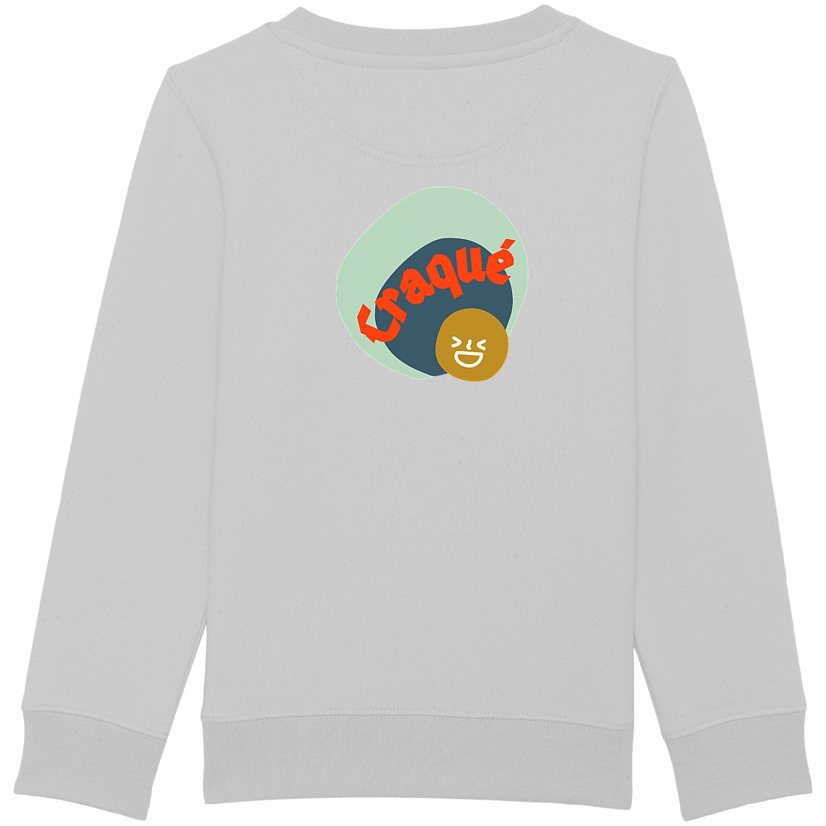 CRAQUE ? CAPSULE VERT CAMEL (au dos) ? Sweat épais Enfant & Ado 3 coloris