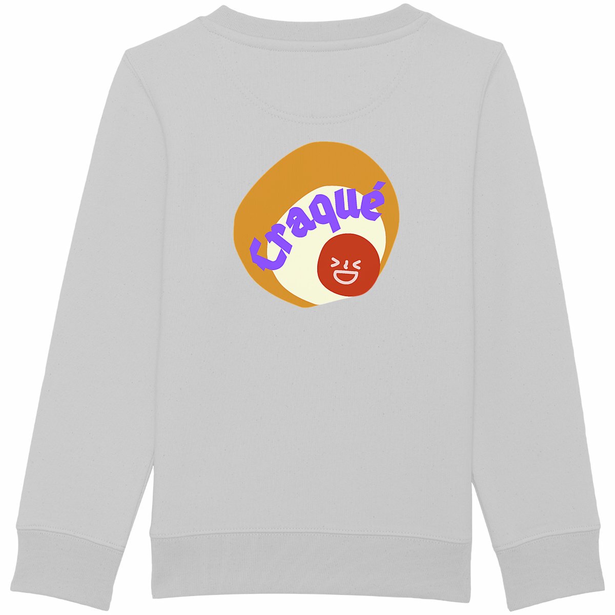 CRAQUE ? ? CAPSULE CAMEL MARRON CREME (au dos) ? ? Sweat épais Enfant & Ado 3 coloris