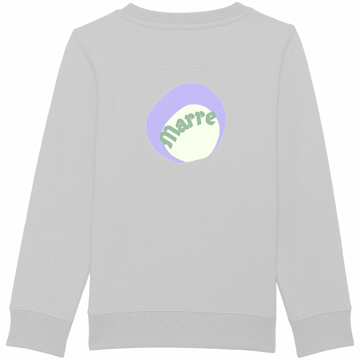 MARRE ? CAPSULE CHANTILLY (au dos)? Sweat Enfant.Ado épais 100% écologique 3 coloris