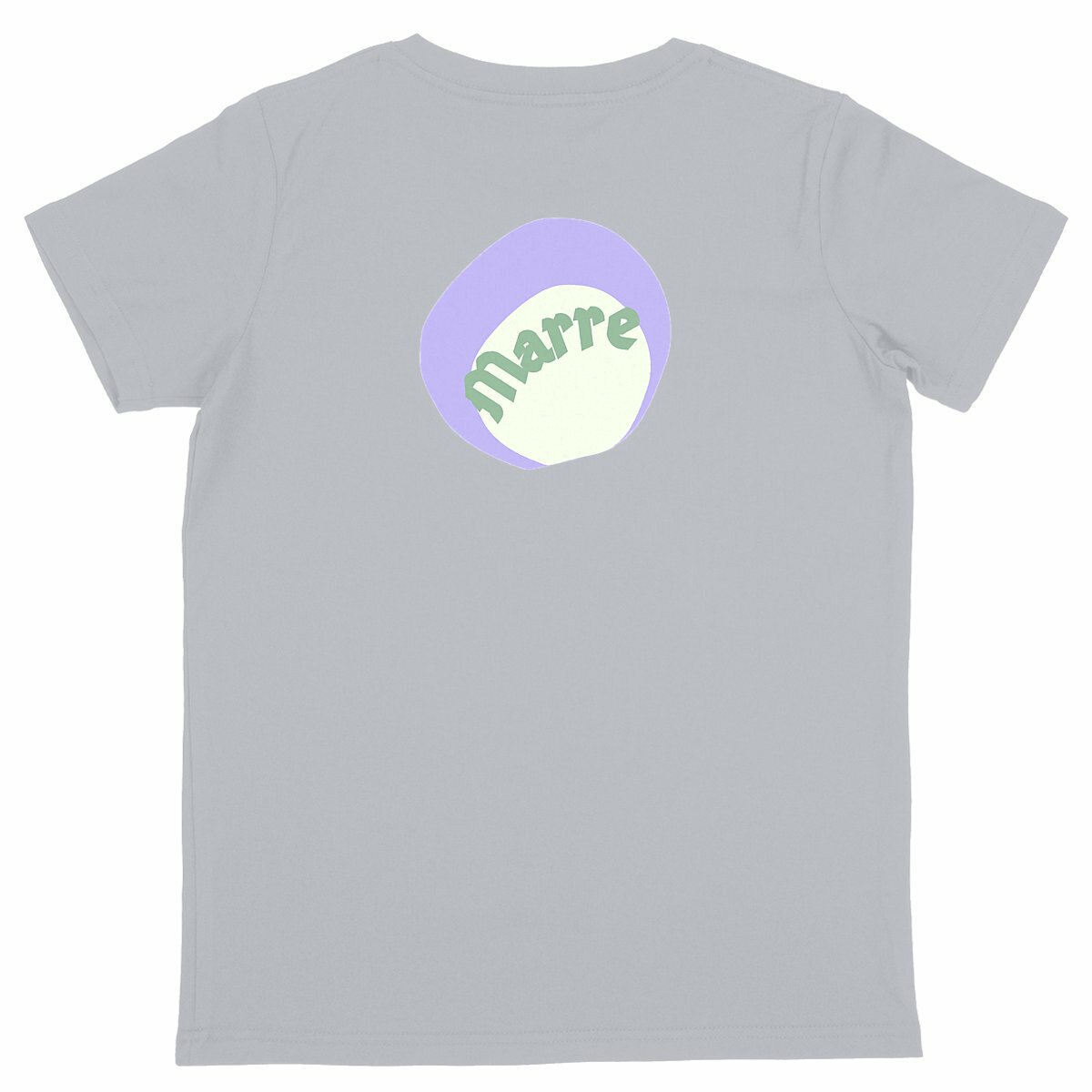 MARRE ? CAPSULE CHANTILLY (dos)? T-shirt Enfant.Ado 100%coton conv. biologique 3coloris