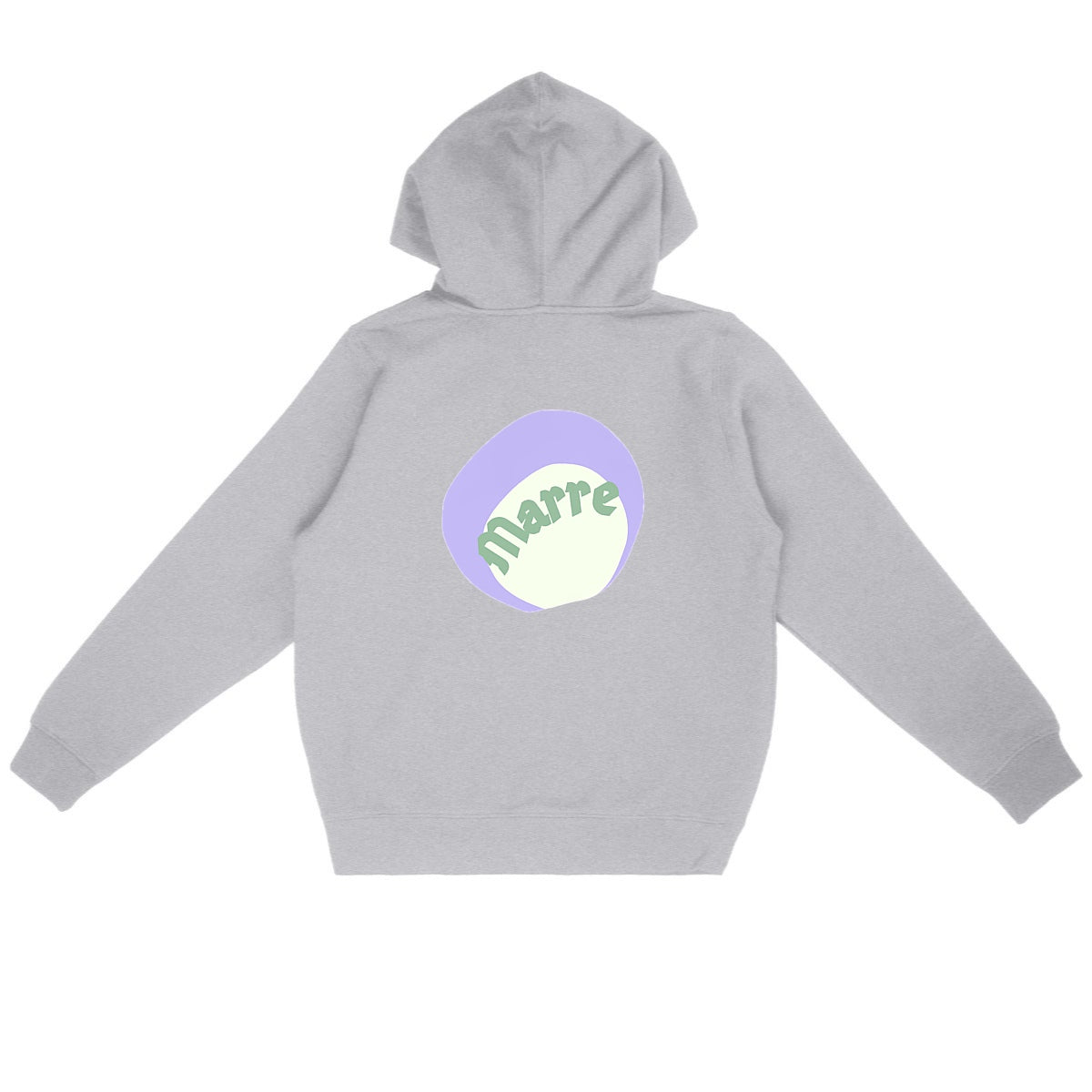 MARRE ? CAPSULE CHANTILLY (au dos)?Sweat à capuche léger écologique 5 coloris