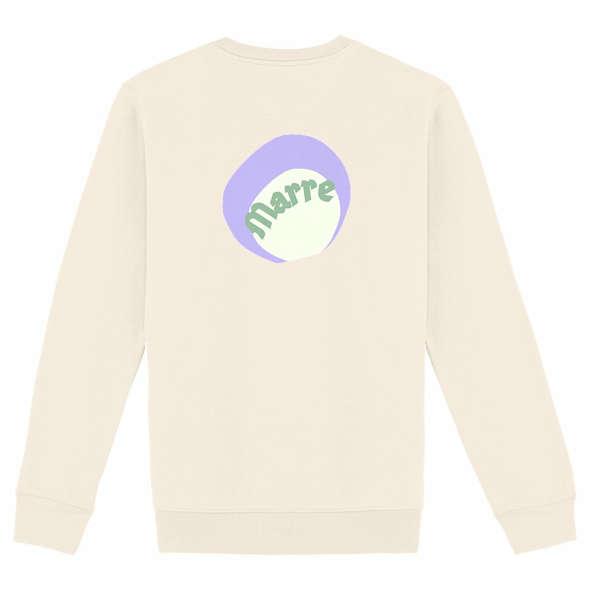 MARRE ? CAPSULE CHANTILLY (au dos)? Sweat épais écologique 5 coloris