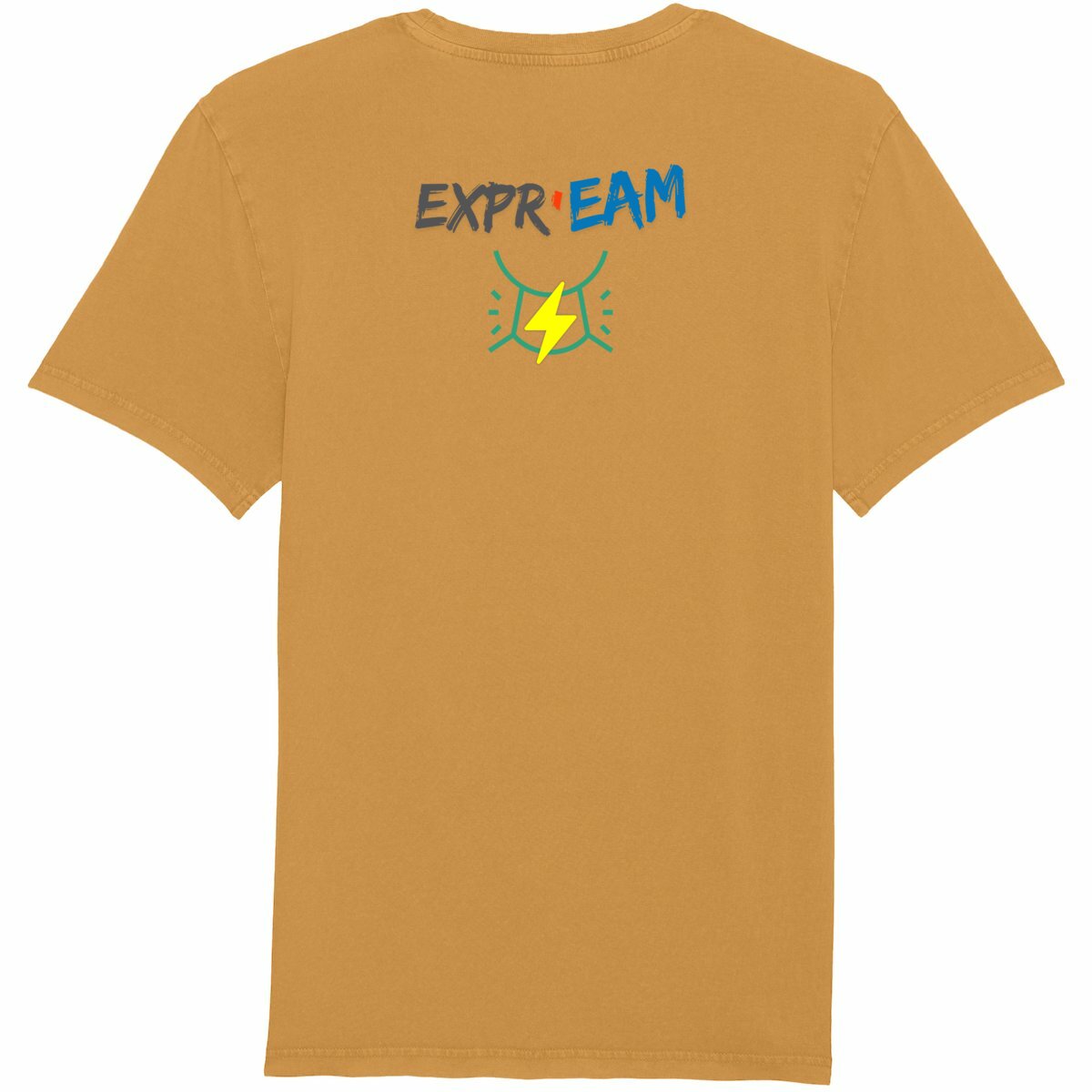 Expr'eam T-shirt 100% coton biologique aspect vintage