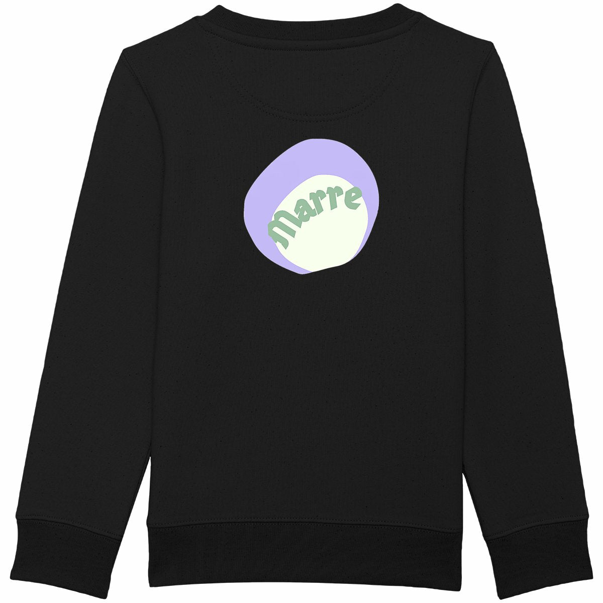 MARRE ? CAPSULE CHANTILLY (au dos)? Sweat Enfant.Ado épais 100% écologique 3 coloris