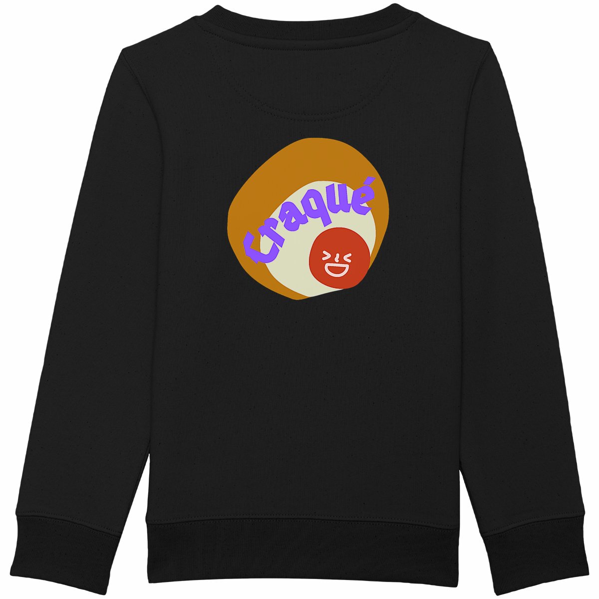 CRAQUE ? ? CAPSULE CAMEL MARRON CREME (au dos) ? ? Sweat épais Enfant & Ado 3 coloris