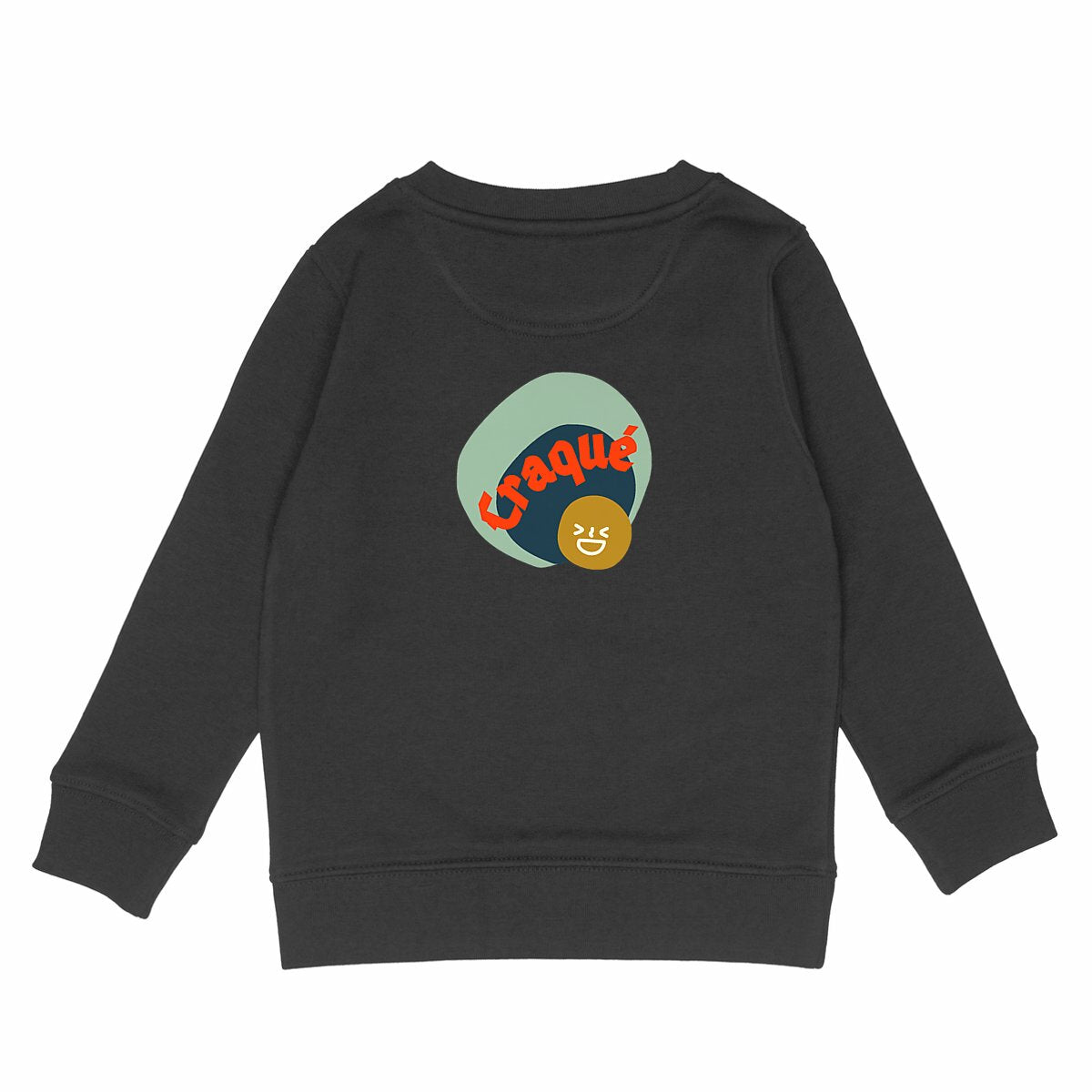 CRAQUE ? CAPSULE VERT CAMEL (au dos) ? Sweat léger Enfant & Ado 4 coloris