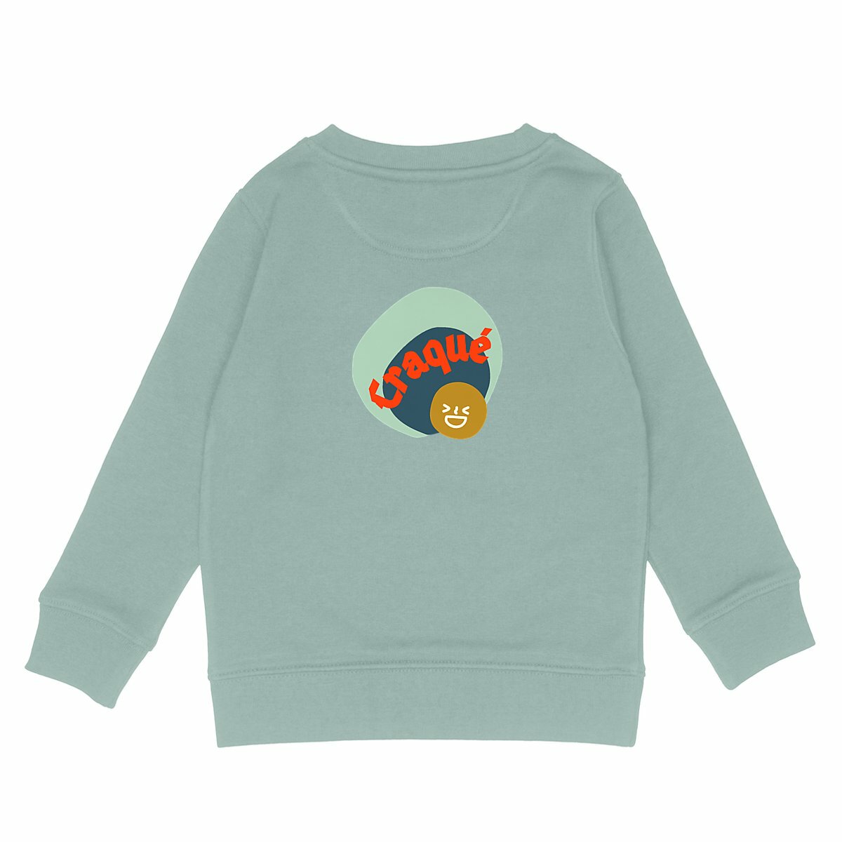 CRAQUE ? CAPSULE VERT CAMEL (au dos) ? Sweat léger Enfant & Ado 4 coloris