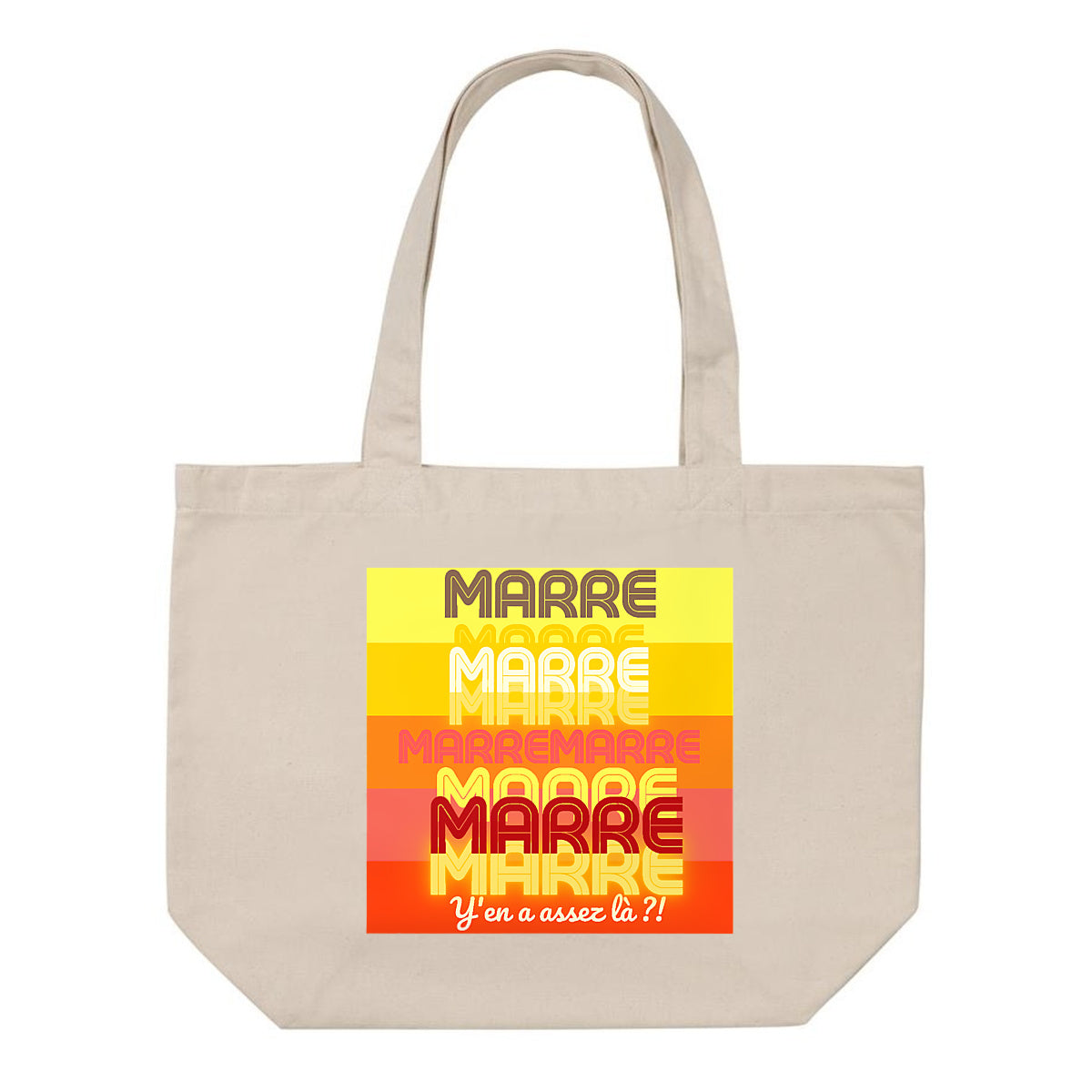 MARRE ? TAMPON SOLEIL ? Shopping bag 100% recyclé