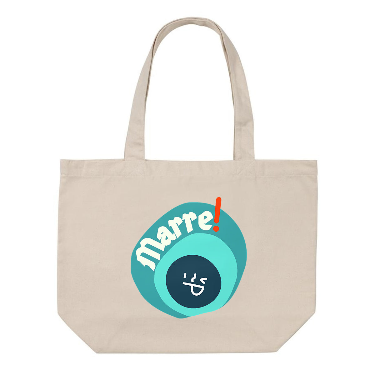 ? SMILEY CANARD & TURQUOISE ? Shopping bag 100% recyclé