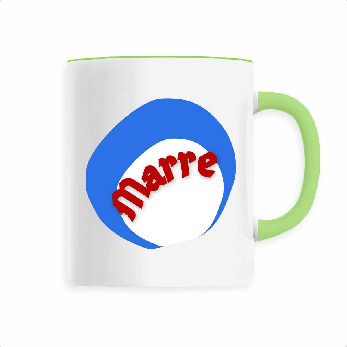 MARRE ?? CAPSULE COCARDE ?? Mug céramique avec anse colorée 6 coloris