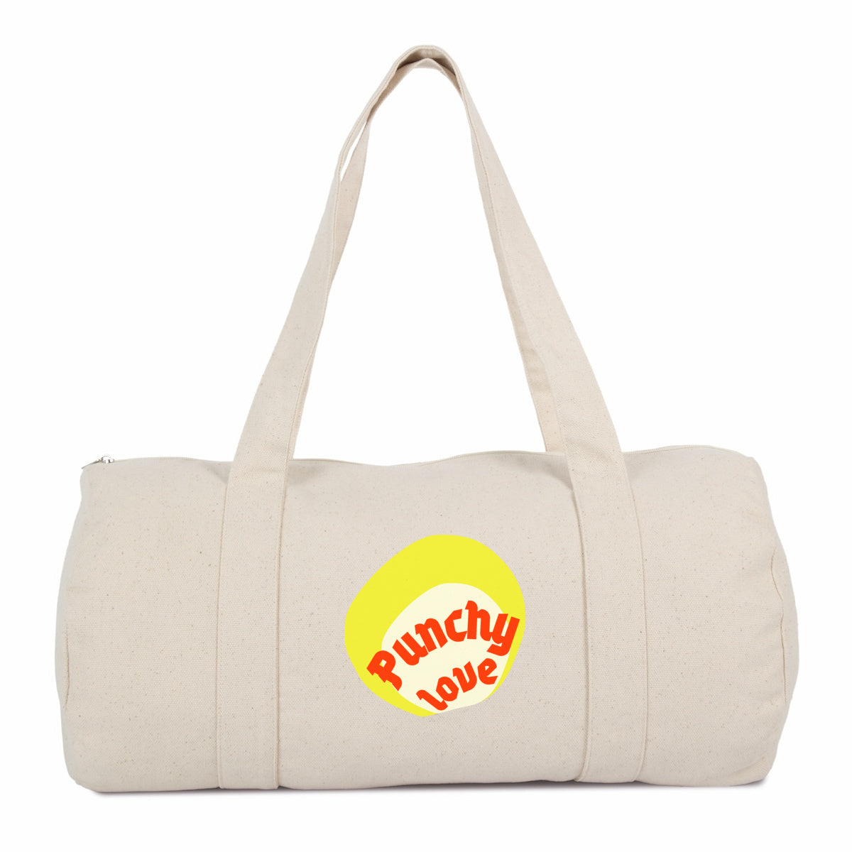 ? PUNCHY LOVE ?❤️‍? Sac polochon 100% coton biologique 2 coloris