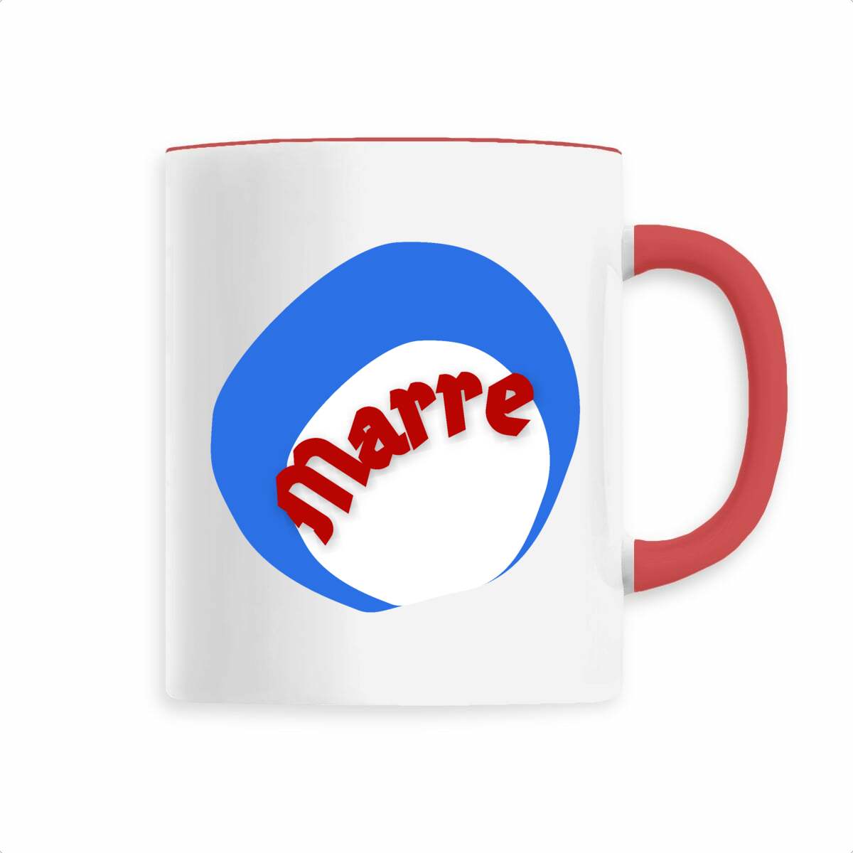 MARRE ?? CAPSULE COCARDE ?? Mug céramique avec anse colorée 6 coloris