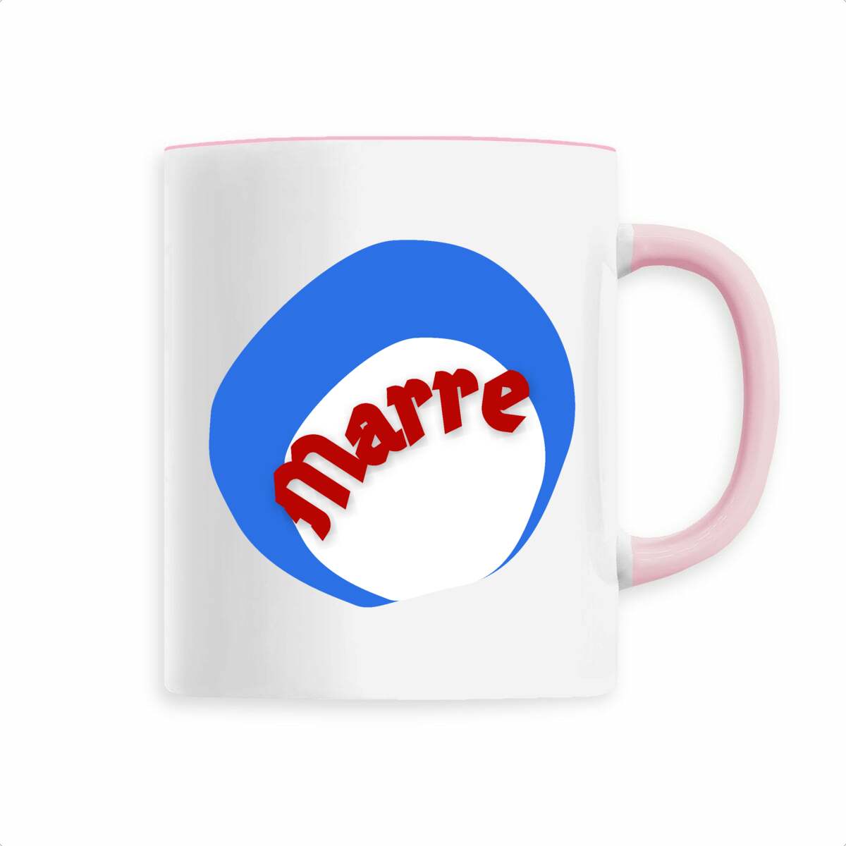 MARRE ?? CAPSULE COCARDE ?? Mug céramique avec anse colorée 6 coloris