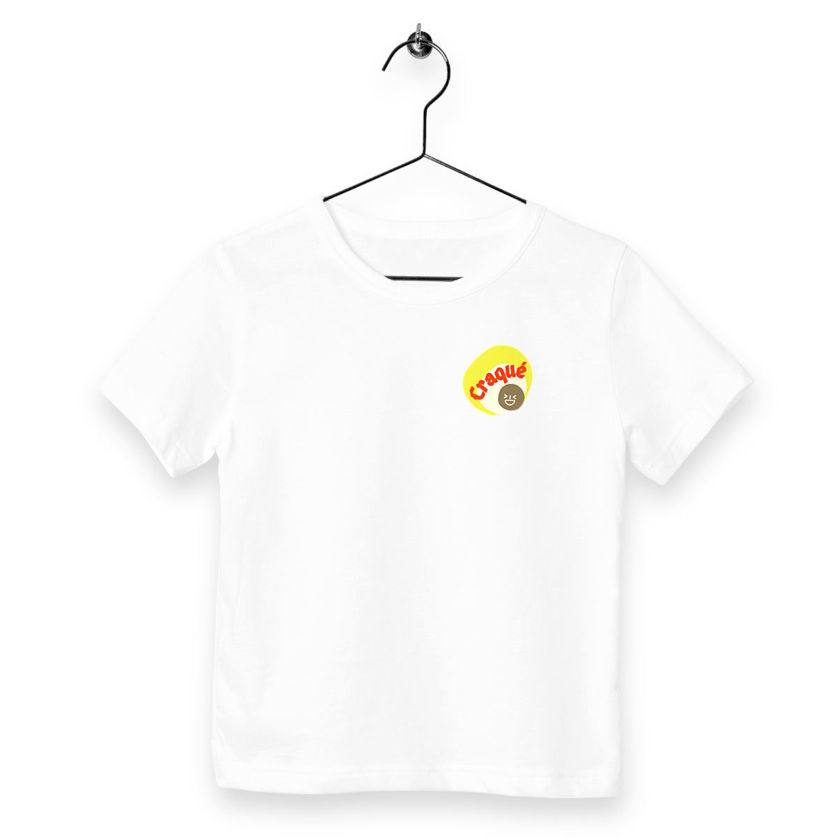 CRAQUE ? ? CAPSULE JAUNE CREME ? T-shirt léger Enfant&Ado 100% coton conv. bio 3 colori