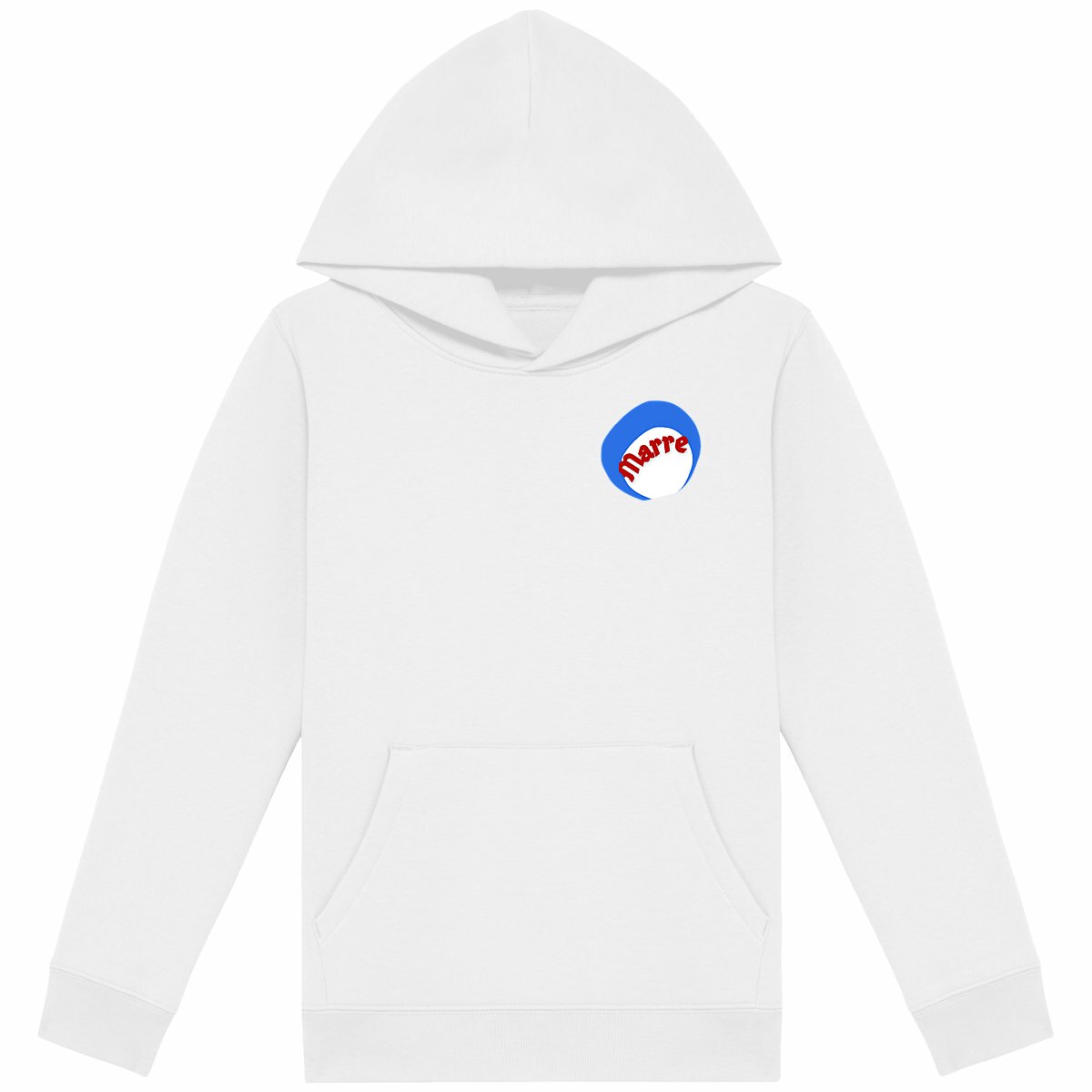 MARRE ?? CAPSULE COCARDE (au dos ?? Sweat capuche léger Enfant&Ado écologique 3coloris