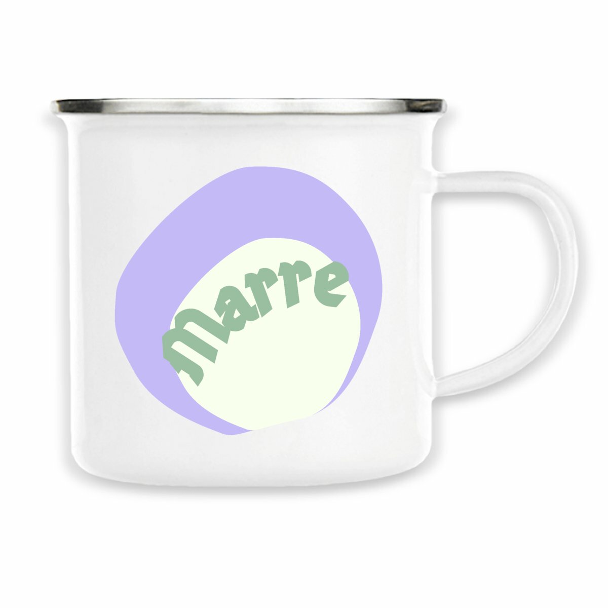 MARRE?CAPSULE CHANTILLY? Mug en métal 