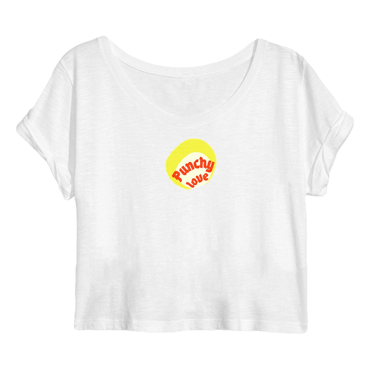 ? PUNCHY LOVE ?❤️‍? T-shirt crop top 100% coton biologique 3 coloris