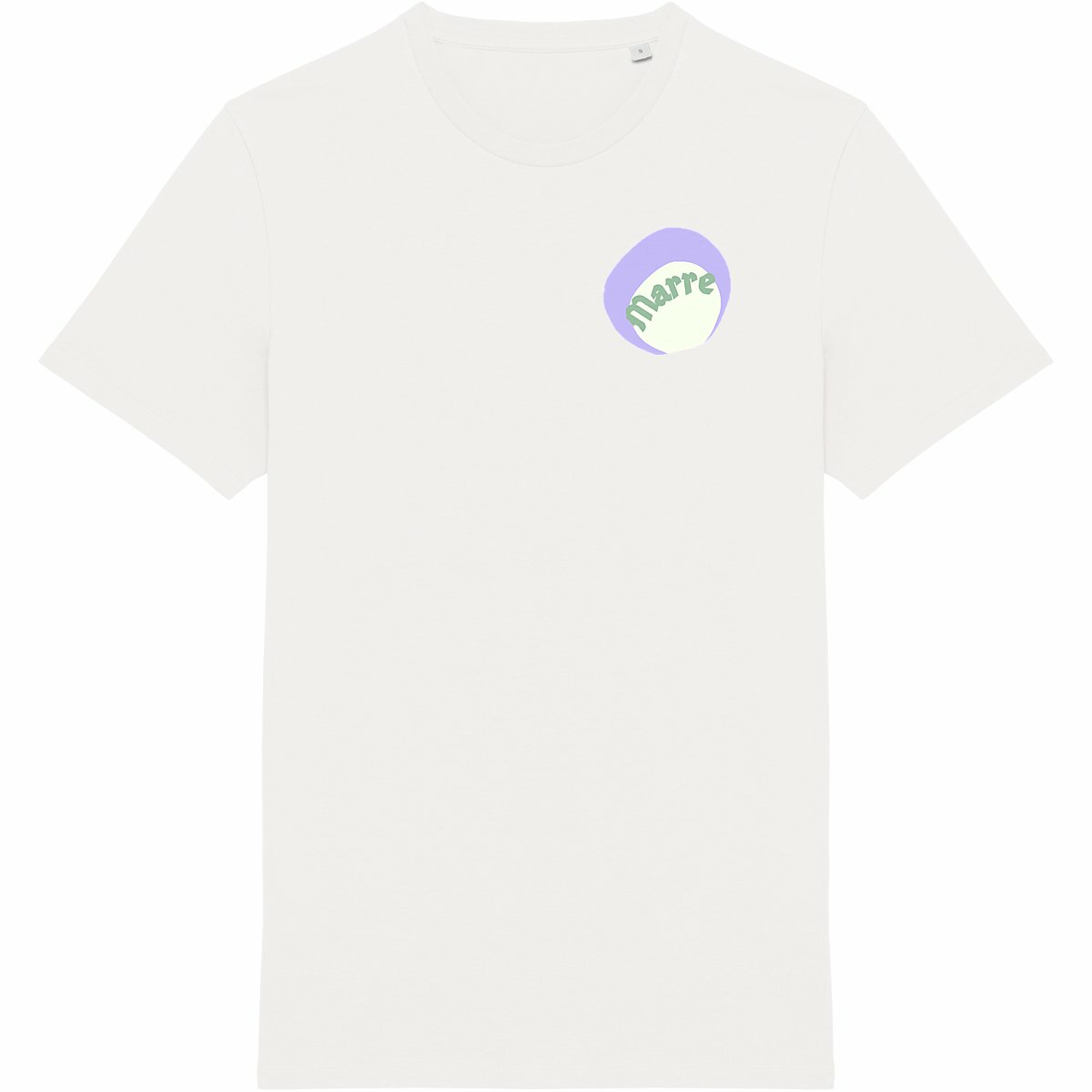 MARRE ? CAPSULE CHANTILLY? T-shirt 100% coton en conversion biologique 4 coloris