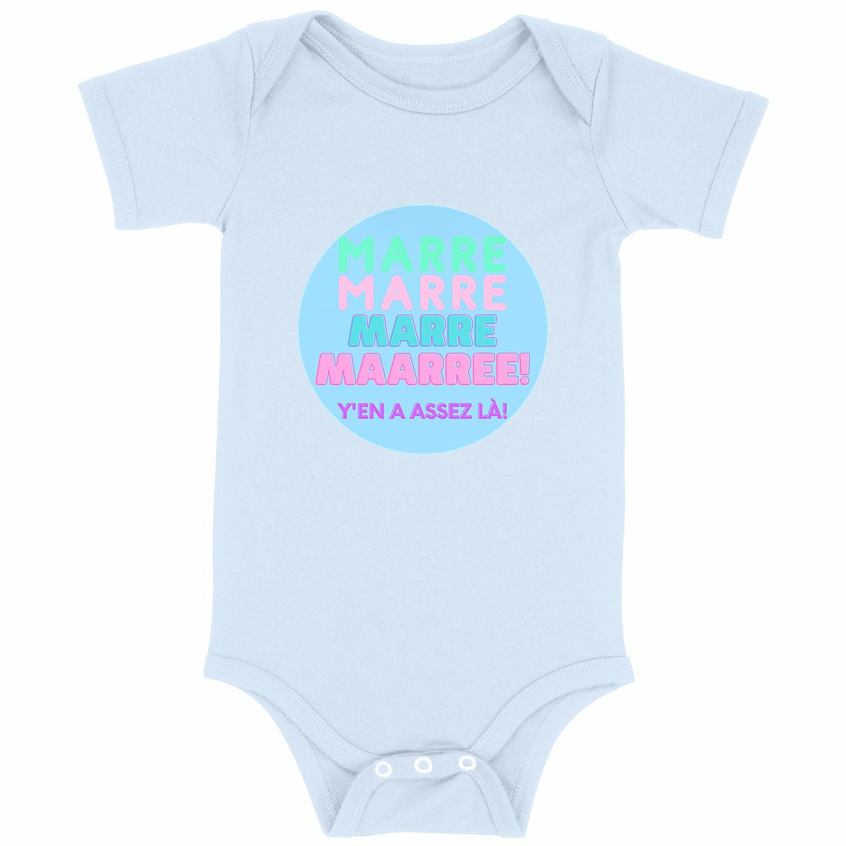 MARRE ? MACARON SWEETY ? Body bébé 100% coton biologique ou en conversion 3 coloris