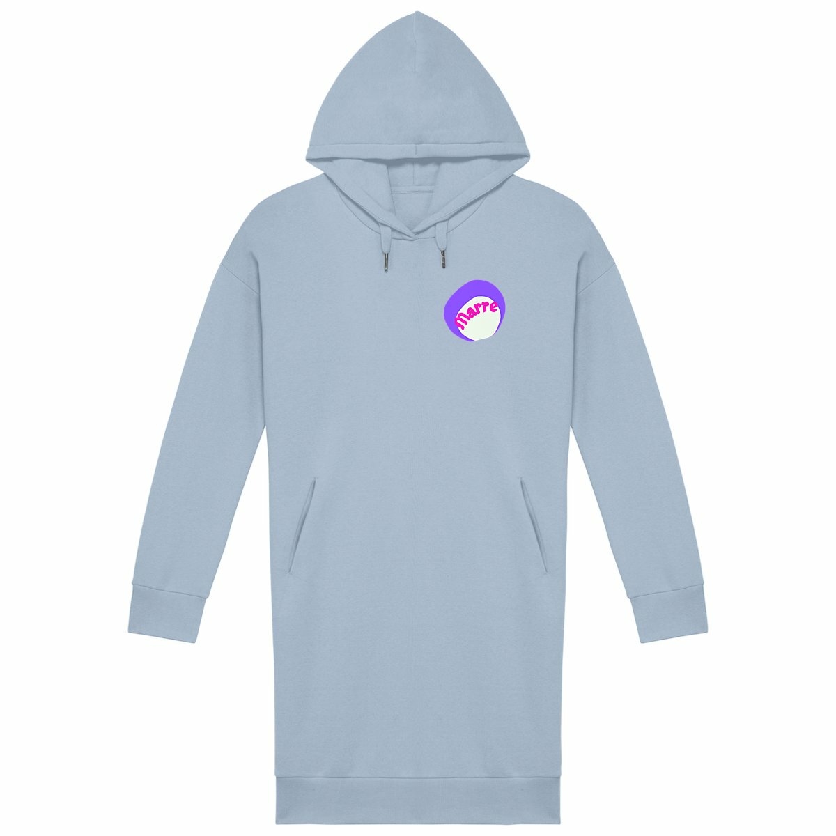 MARRE ? CAPSULE LICORNE ? Robe sweat à capuche 100% écologique 3 coloris