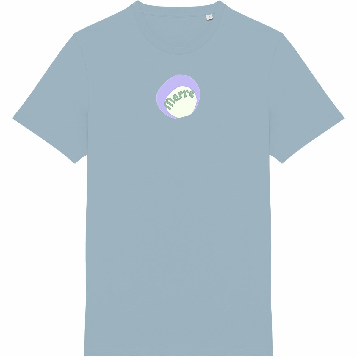 MARRE ? CAPSULE CHANTILLY? T-shirt 100% coton en conversion biologique 4 coloris