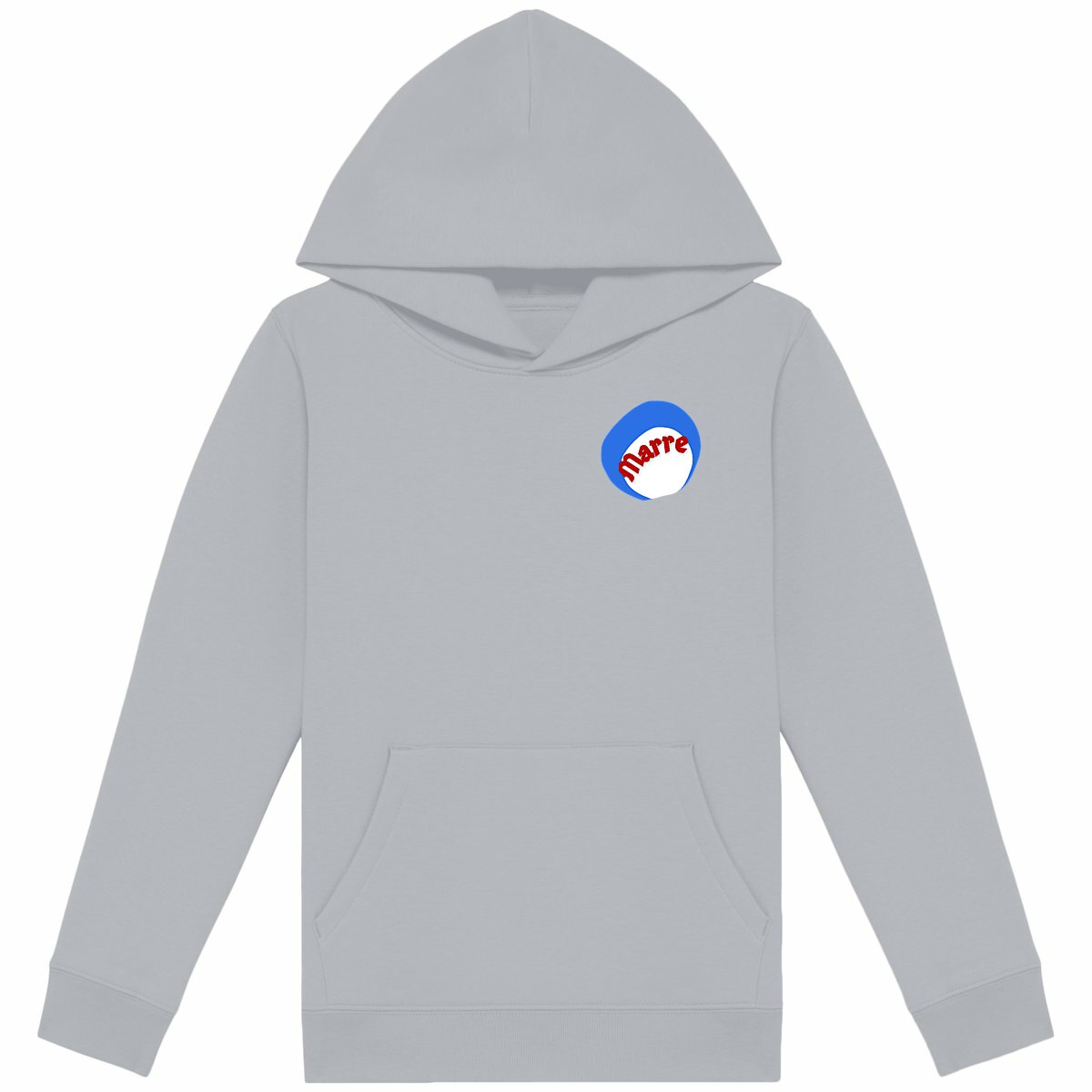 MARRE ?? CAPSULE COCARDE (au dos ?? Sweat capuche léger Enfant&Ado écologique 3coloris