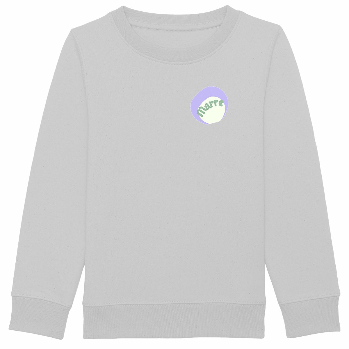 MARRE ? CAPSULE CHANTILLY? Sweat Enfant.Ado épais 100% écologique 3 coloris