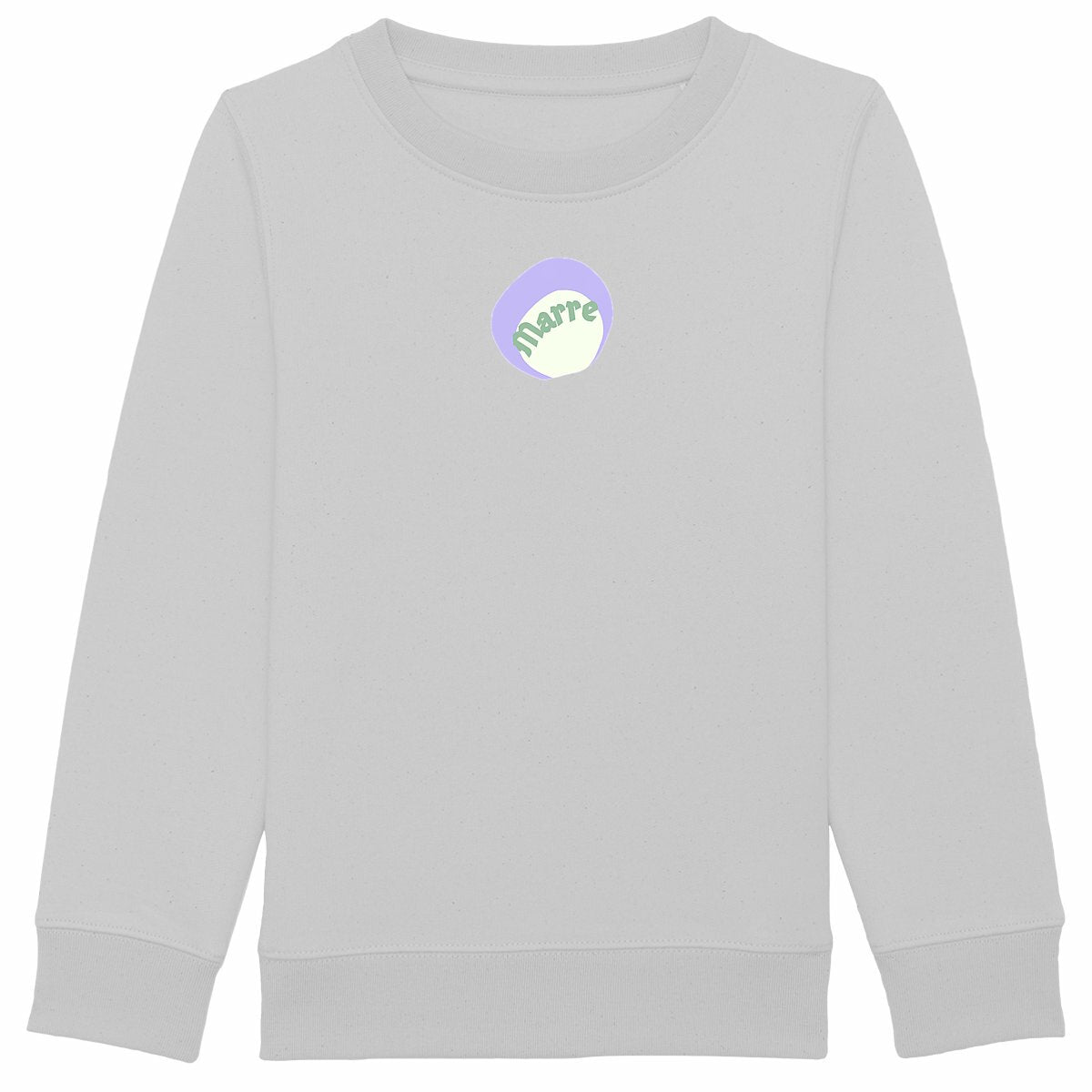 MARRE ? CAPSULE CHANTILLY? Sweat Enfant.Ado épais 100% écologique 3 coloris