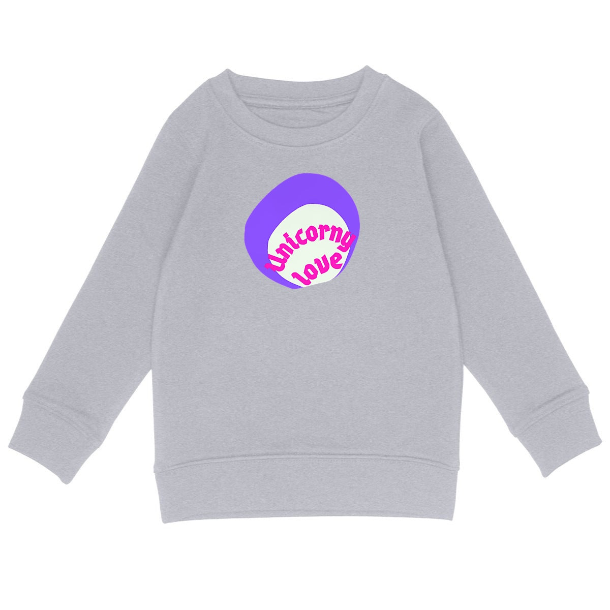? UNICORNY LOVE ? ? Sweat léger Enfant.Ado 100% écologique 4 coloris