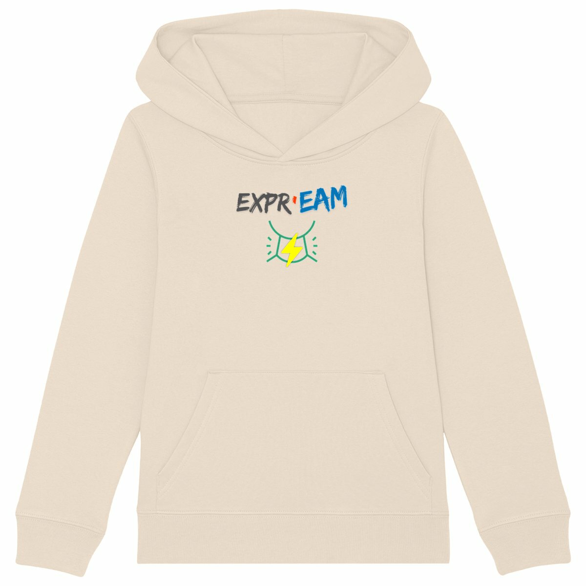 Sweat à capuche Enfant 85% coton biologique, 15% polyester recyclé