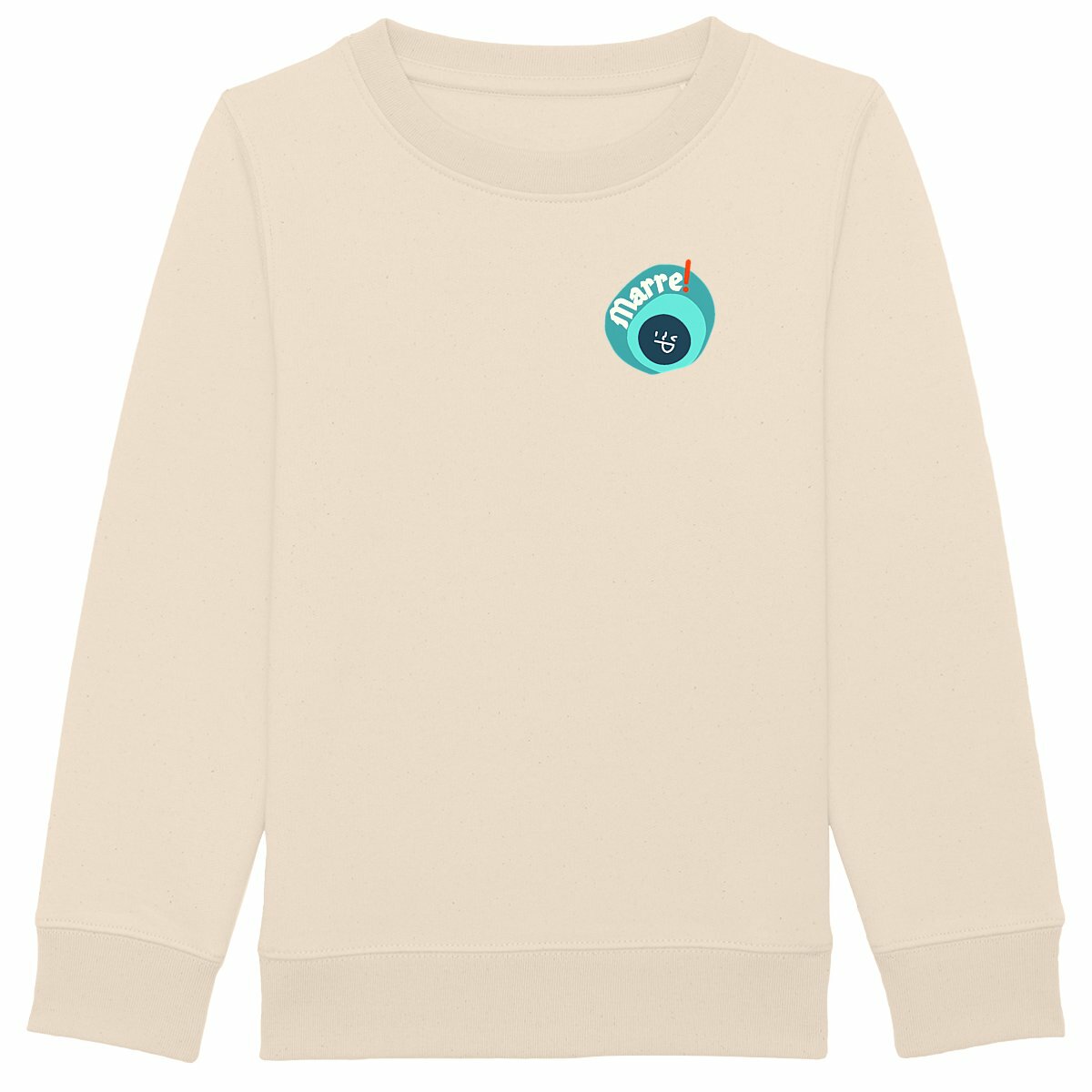 ? SMILEY CANARD & TURQUOISE ? Sweat épais Enfant & Ado 100% écologique 3 coloris