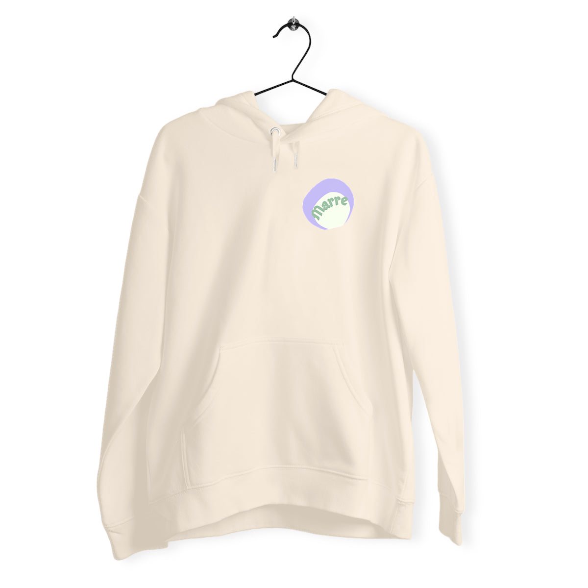 MARRE ? CAPSULE CHANTILLY? Sweat à capuche épais écologique 5 coloris