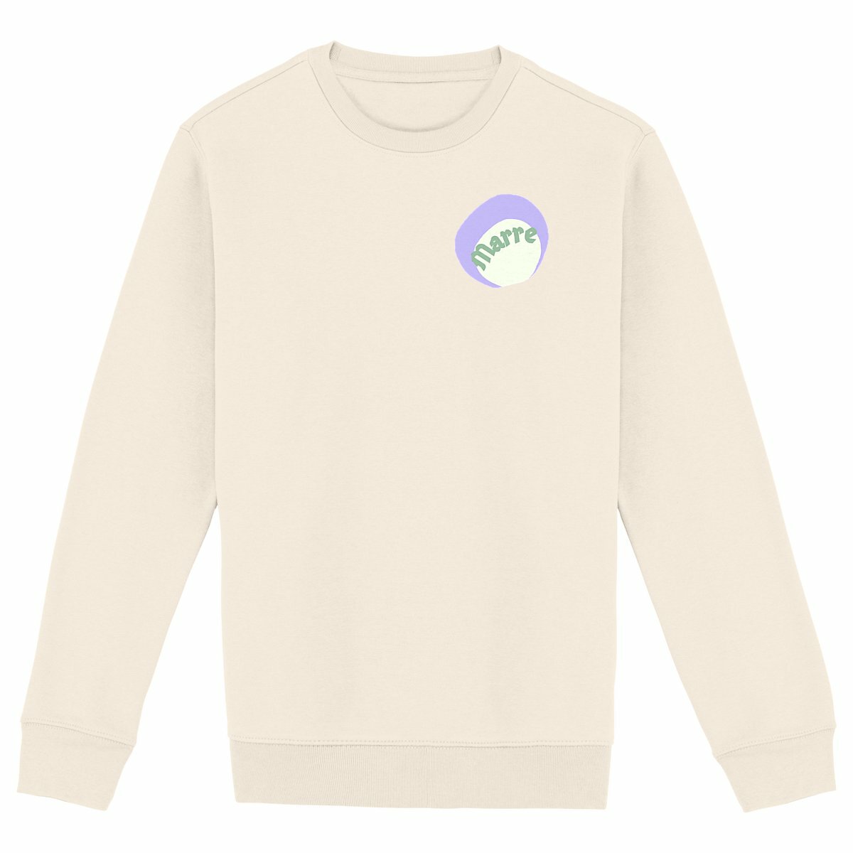 MARRE ? CAPSULE CHANTILLY? Sweat épais écologique 5 coloris