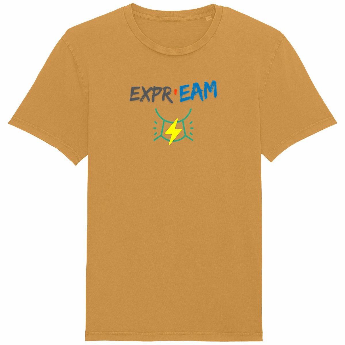 Expr'eam T-shirt 100% coton biologique aspect vintage