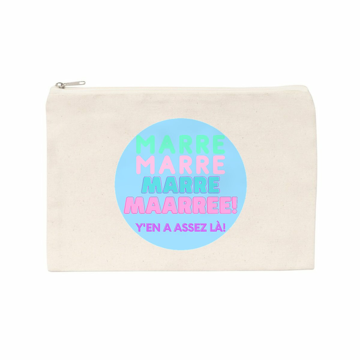 MARRE ? MACARON SWEETY ? Trousse - pochette 100% recyclé