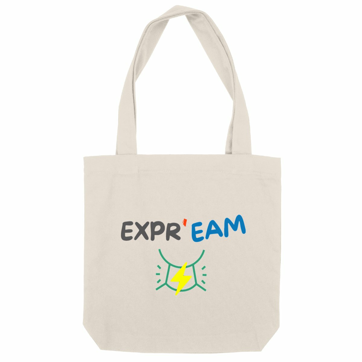 EXPR'EAM ? EN COULEURS ? Totebag épais 100% recyclé 2 coloris