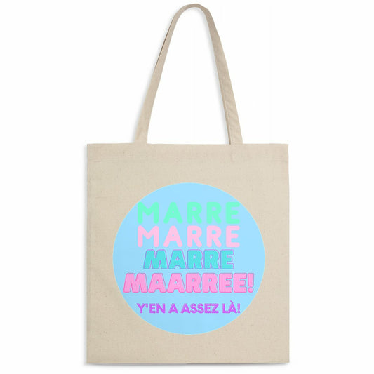 MARRE ? MACARON SWEETY ? Totebag léger 100% recyclé