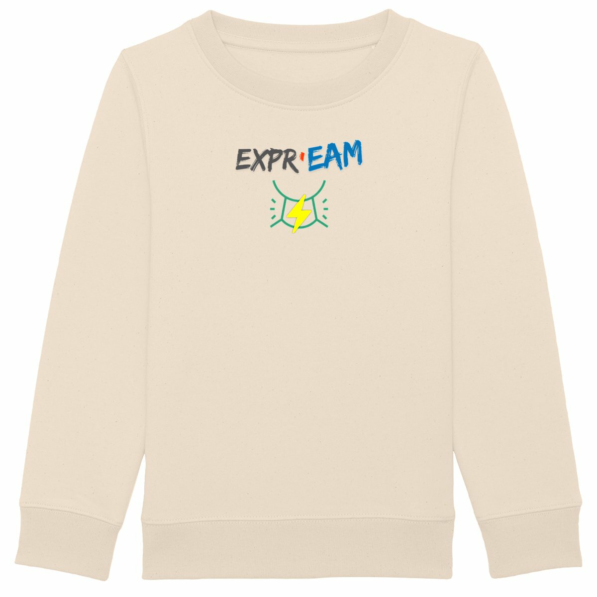 Sweat-shirt Enfant & ado - 85% coton biologique, 15% polyester recyclé