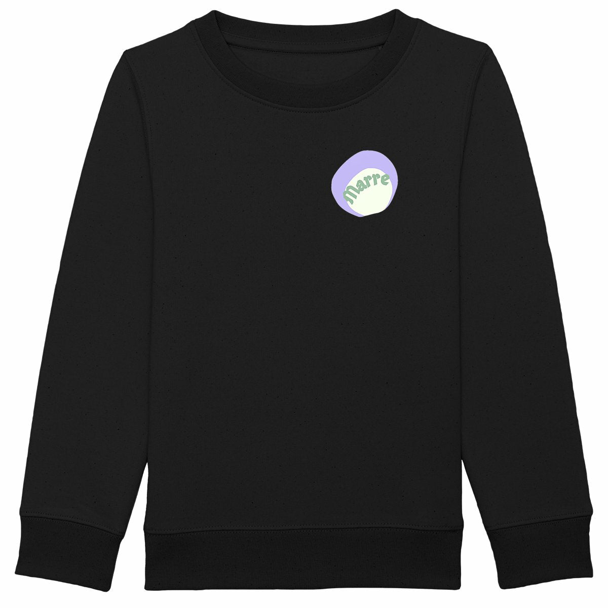 MARRE ? CAPSULE CHANTILLY? Sweat Enfant.Ado épais 100% écologique 3 coloris