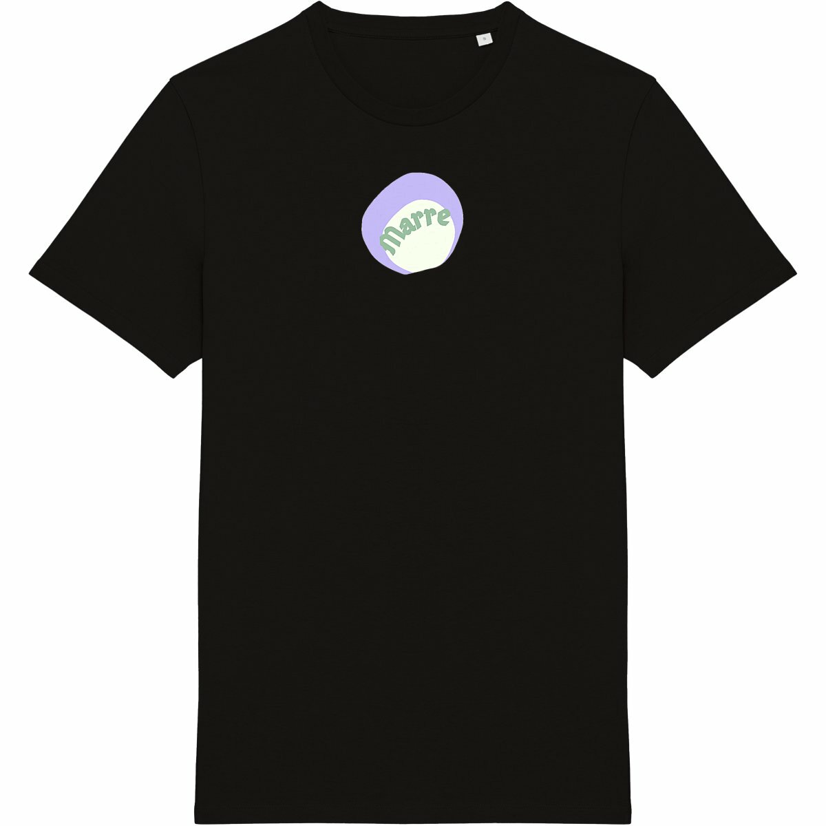 MARRE ? CAPSULE CHANTILLY? T-shirt 100% coton en conversion biologique 4 coloris