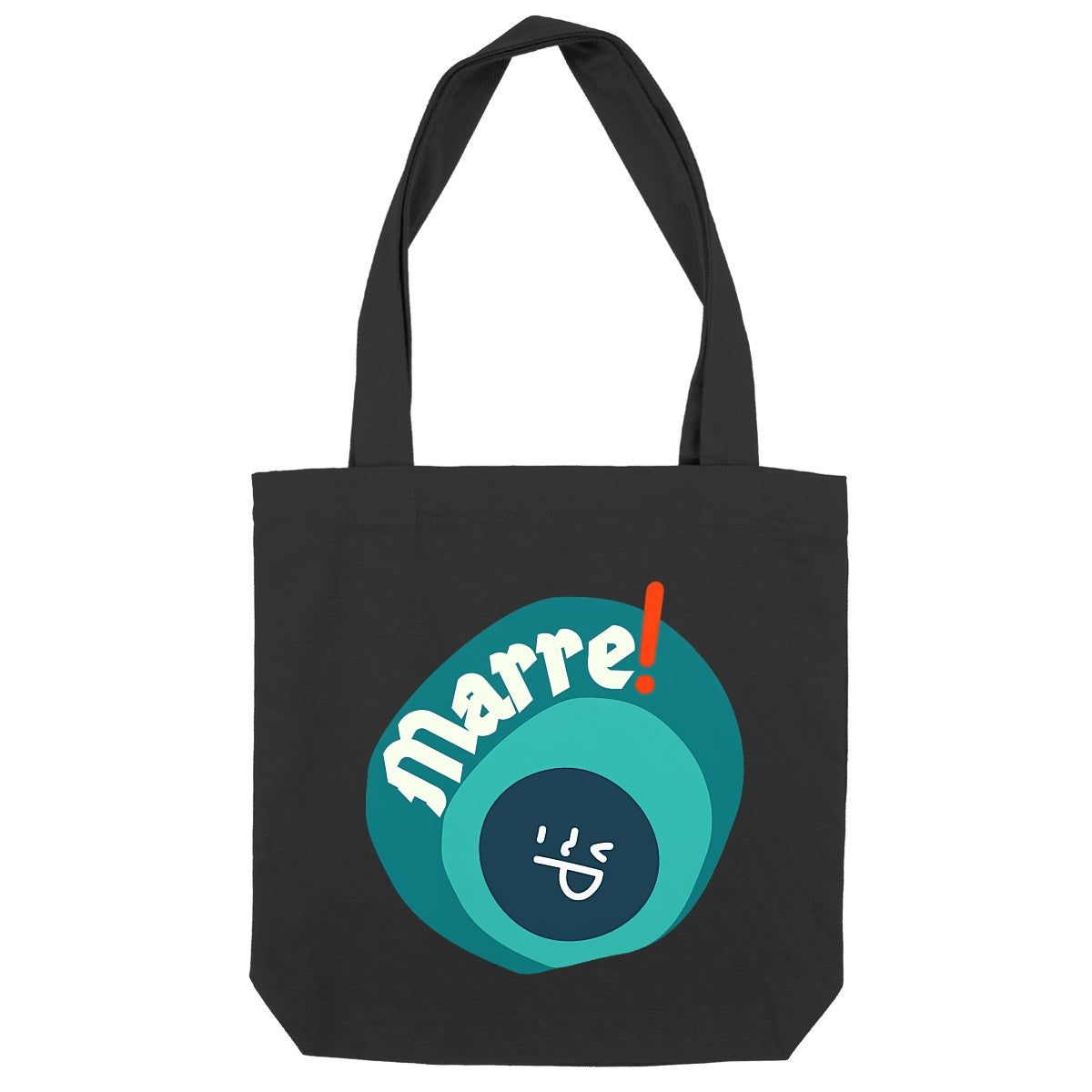 ? SMILEY CANARD & TURQUOISE ? Totebag épais 100% recyclé 2 coloris