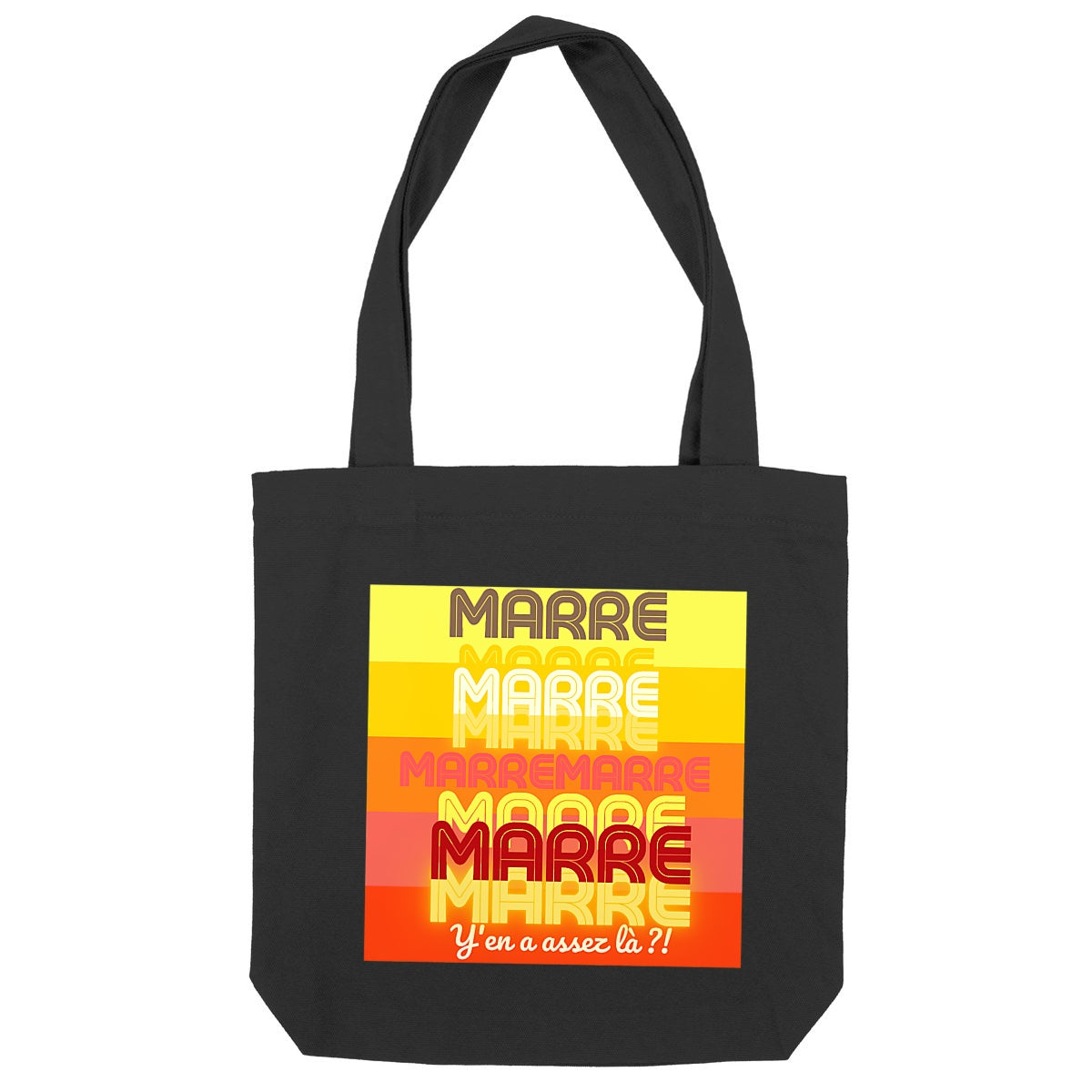 MARRE ? TAMPON SOLEIL ? Totebag épais 100% recyclé 2 coloris