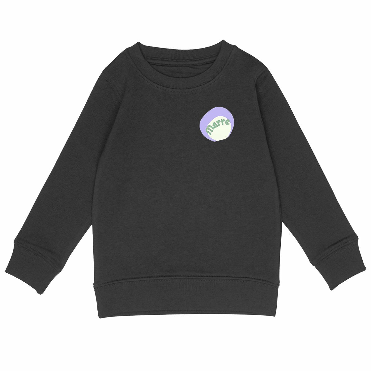 MARRE ? CAPSULE CHANTILLY? Sweat Enfant.Ado léger 100% écologique 4 coloris