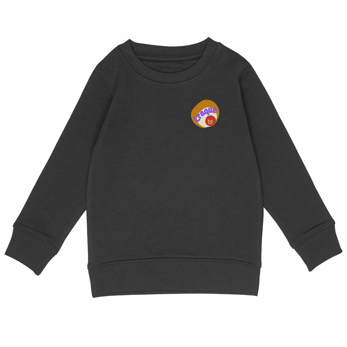 CRAQUE ? ? CAPSULE CAMEL MARRON CREME ? Sweat léger Enfant & Ado 4 coloris